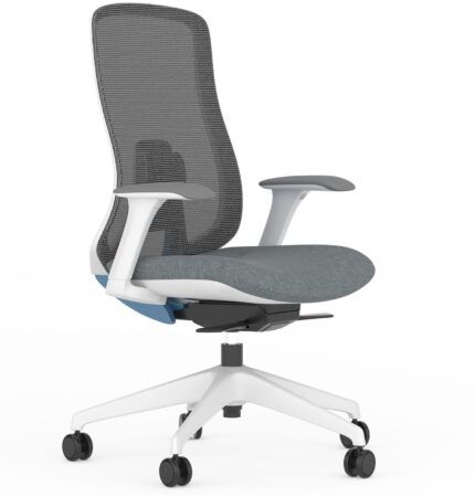 כיסא משרדי דגם פדו אפור / כחול