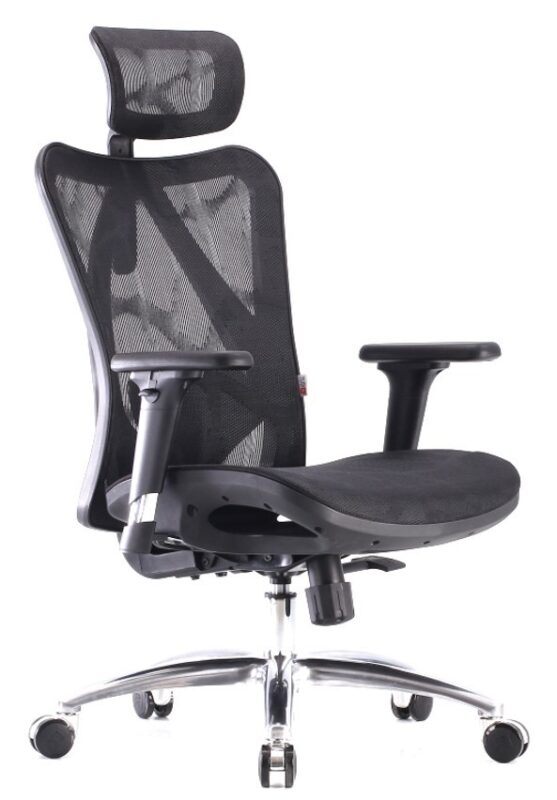 כסא מנלים עם תמיכת לגב וידיות מתכווננות