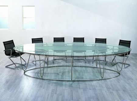 שולחן לחדר ישיבות דגם גלוס