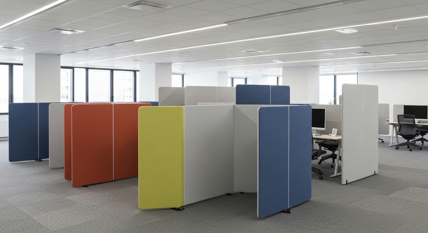 איך להפוך חלל פתוח לסביבת עבודה יעילה ושקטה?